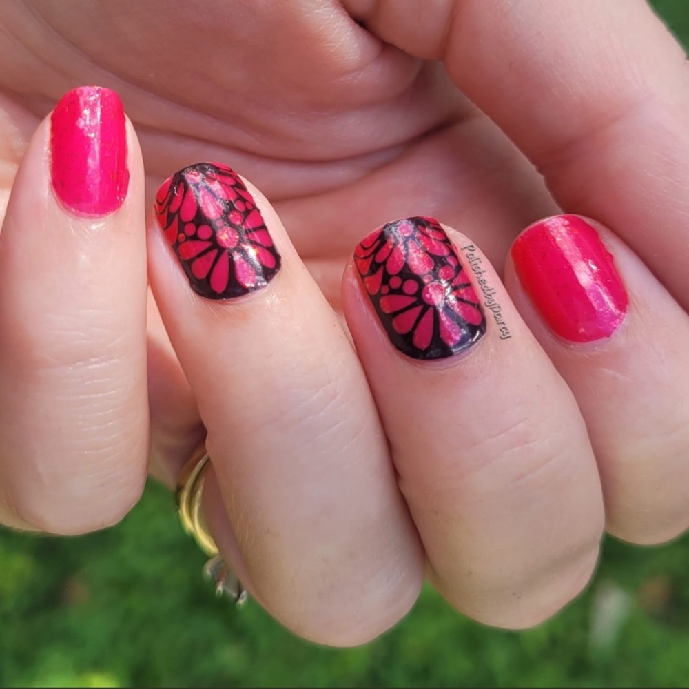 *Exclusive* Color Street: Ladies Night | Pink Rose Gold Glitter Party Neon Sheer - Picture 14 of 14
